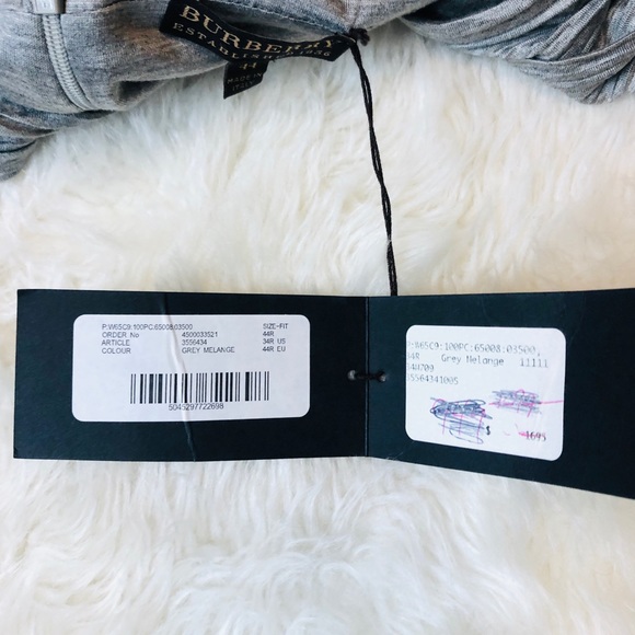 BURBERRY Plisse Sleeveless Midi Dress NWT, size 8 - Picture 5 of 8